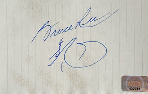 BRUCE LEE Signed autographed Photo COA Hologram