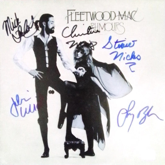 FLEETWOOD MAC signed autographed Rumours Album Blue Black COA Hologram Beckett Autographs