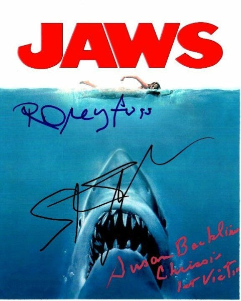 JAWS Cast Signed Photo w/COA Hologram Beckett Autographs