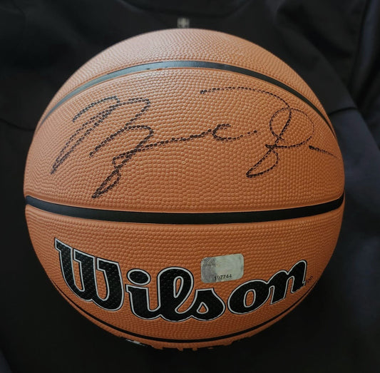 MICHAEL JORDAN signed basketball Wilson COA Hologram Beckett Autographs