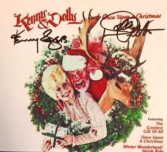 DOLLY PARTON KENNY ROGERS signed autographed album COA Hologram Beckett Autographs