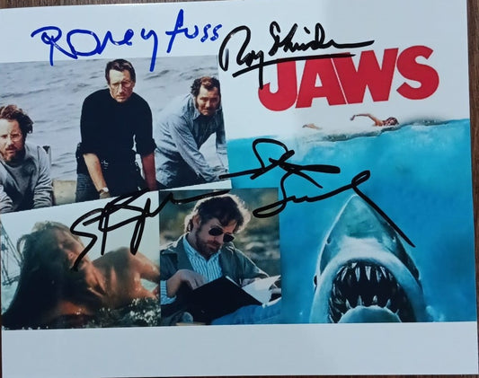 JAWS CAST SIGNED AUTOGRAPHED PHOTO w/COA Hologram Beckett Autographs