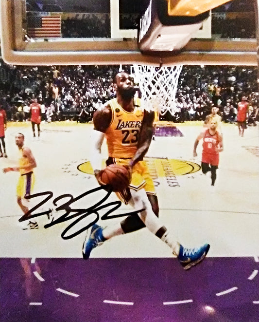 LeBron James  signed autographed photo COA Hologram