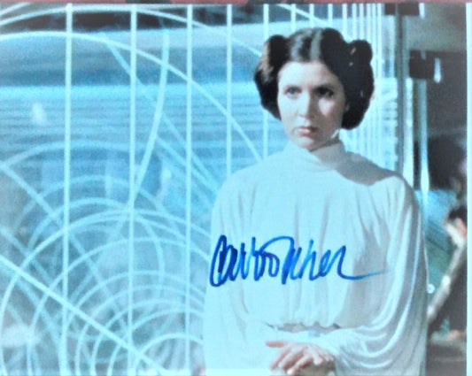 CARRIE FISHER signed autographed photo COA Hologram