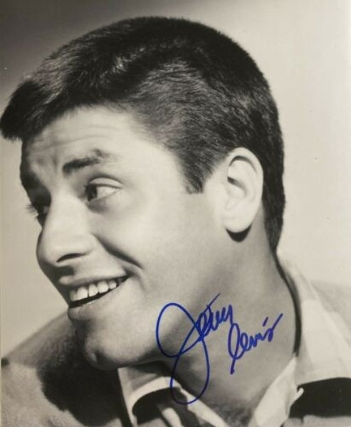 JERRY LEWIS signed autographed photo COA Hologram