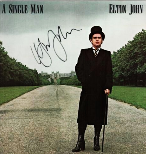 ELTON JOHN signed autographed photo COA Hologram Beckett Autographs