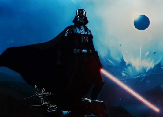 DAVID PROWSE Darth Vader signed autographed photo COA Hologram